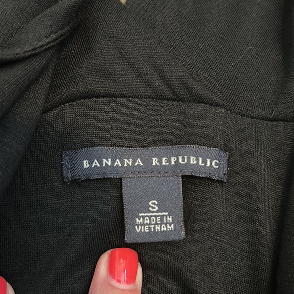 Banana Republic Black Twist Strap Dress, Small. - Picture 4 of 10